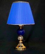 تصویر آباژور رومیزی کریستال گوی دار کد31 - کلاهک Spherical crystal table lamp code 31