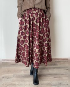 تصویر دامن کنفی چهارفصل 