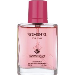 تصویر عطر جیبی زنانه وودی سنس مدل BOMSHEL حجم 30 میلی لیتر 