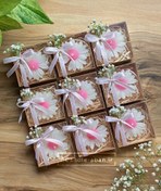 تصویر گیفت شمع گل بابونه 