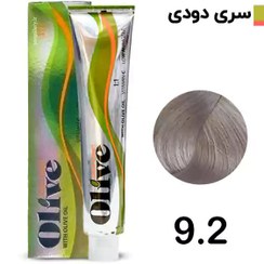 تصویر رنگ مو الیو شماره 9.2 رنگ بلوند دودی خیلی روشن Olive Hair Color No 9.2 Very Light Smoky Blonde
