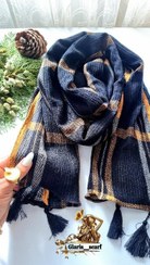 تصویر شال پاییزی نخی و لطیف 