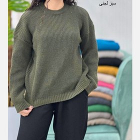 تصویر بلوز بافت پاییزی سایز ۴۶ طوسی 