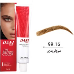 تصویر رنگ ابرو شماره 99.16 حجم 15 میل دنی وان Dani One P99 16 Eyebrow Color 100 ml