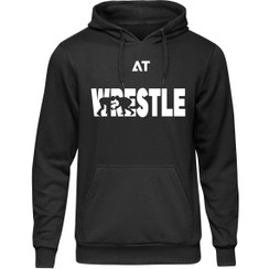 تصویر هودی مشکی دورس داخل کرک طرح کشتی WRESTLING کد HB109 BLACK Duras hoodie inside the crack WRESTLING CODE HB109