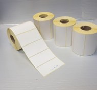 تصویر لیبل کاغذی تک ردیفه 80x100 ا Paper Label 80x100 One Row Paper Label 80x100 One Row