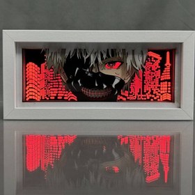 تصویر تابلو لایت باکس انیمه ای توکیو غول|Tokyo Ghoul Anime Light Box 