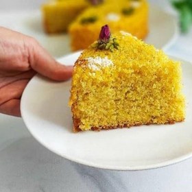 تصویر پودر کیک زعفرانی مصطفوی 500 گرمی 