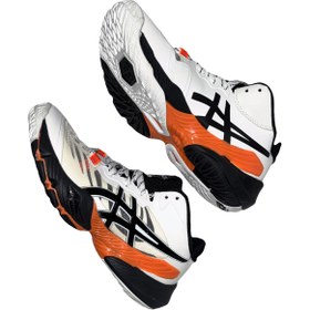 تصویر کفش والیبال و بسکتبال پسرانه و دخترانه اسیکس مدل 2025 Asics volleyball and basketball shoes for boys and girls, model 2025