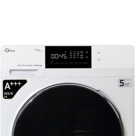 تصویر ماشین لباسشویی جی پلاس 10.5 کیلویی مدل GWM-PD106 GPlus GWM-PD106W Washing Machine