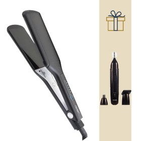 تصویر اتو مو مک استایلر مدل MC-2286 به همراه موزن گوش و بینی مدل MC-8809 MAC Styler MC-2286 Hair Straightener