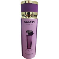 تصویر اسپر گلکسی رایحه میدنایت رز زنانه 200 میل Galaxy Concept Midnight Perfume Body Spray for Woman 200 ml