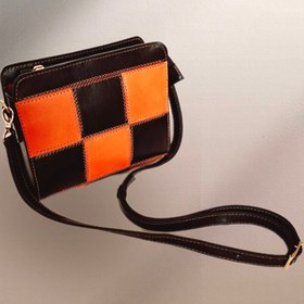 تصویر کیف چرمی مدل رنگین کمان کد 496/1 