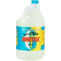 تصویر مایع سفید کننده وایتکس (Whitex) حجم 4000 میلی لیتر مایع سفیدکننده سطوح وایتکس مدل وایتکس (Whitex). حجم 4000 میلی لیتر