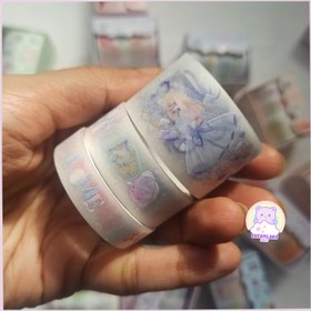 تصویر چسب واشی شاین دار سه عددی 