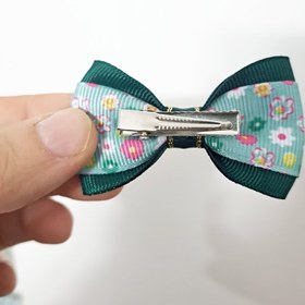 تصویر گلسر دورنگ سبزآبی 