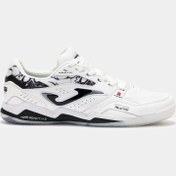 تصویر کفش فوتسال اورجینال جوما FS Reactive سفید مشکی - 42 Joma FS Reactive Futsal Shoes White/Black Original Quality