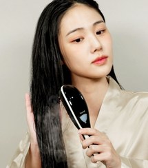 تصویر برس درمان تخصصی ساقه مو + آمپول ۵۰میل Removing Curl Magic Ampoule & Brush