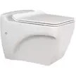 تصویر توالت فرنگی وال هنگ مدل کاتیا افقی مروارید سفید 