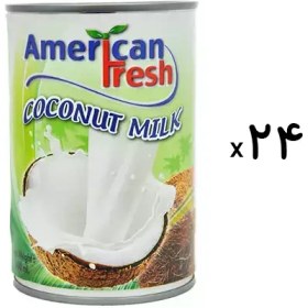 تصویر شیر نارگیل آمریکن فرش 400 گرمی – باکس 24 عددی American Fresh Coconut Milk Drink 400 gr