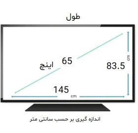 تصویر طلق محافظ صفحه نمایش تلویزیون ۶۵ اینچ تایوانی 