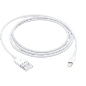 تصویر کابل تبدیل اپل مدل USB به Lightning طول 1 متر Apple Cable  USB to Lightning 1m
