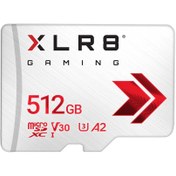 تصویر کارت حافظه میکرو اس دی پی ان وای مدل XLR8 GAMING CLASS10 U3 V30 512GB microSD Memory Card PNY XLR8 GAMING CLASS10 U3 V30 512GB