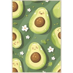 تصویر فرش ماشینی اتاق کودک اورکوم طرح آووکادو کد kids_9006 