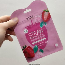 تصویر دبل شیت ماسک آبرسان توت فرنگی و نعناع وارمی Varmi Strawberry and Mint Double Sheet Mask