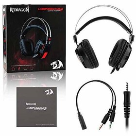 تصویر هدست گیمینگ ردراگون مدل Headset Gaming Redragon H201 