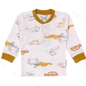 تصویر بلوز آستین بلند نوزاد پسرانه طرح هلی کوپتر به آوران Behavaran 