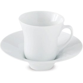 تصویر فنجان چای شهرزاد سفید (سایز 9) درجه 3 زرین 