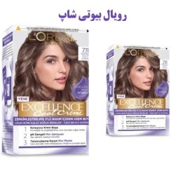 تصویر پک 2 عددی رنگ مو سری COOL CREME شماره 7.11 