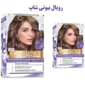 تصویر پک 2 عددی رنگ مو سری COOL CREME شماره 7.11 