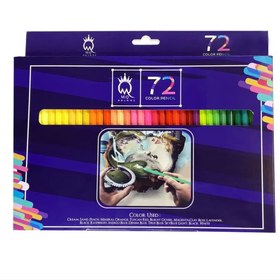 تصویر مداد رنگی 72 رنگ 