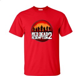 تصویر تیشرت طرح بازی Red Dead Redemption 2 – گیمینگ وسترن 