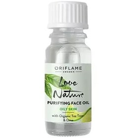 تصویر روغن ضدجوش تی تری و لیمو لاونیچر Love Nature Purifying Face Oil Tea Tree & Lime