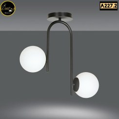 تصویر لوستر آشپزخانه و راهرو و اتاق خواب ۲ شعله کد A227 - طلایی 