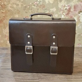 تصویر کیف اداری _دانشجویی چرمی مدل آرتین کد511 