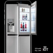 تصویر یخچال ساید بای ساید دوو مدل ARSXI 30-30 رنگ سفید 