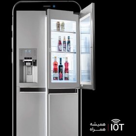 تصویر یخچال ساید بای ساید دوو مدل ARSXI 30-30 رنگ سفید 