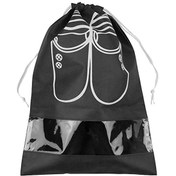 تصویر کاور کفش چاپدار و بنددار - مشکی Shoes bag