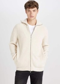 تصویر ژاکت آستین بلند راسته مردانه | دفاکتو Defacto 3160342 