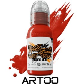 تصویر رنگ تتو INKFIEND قرمز 