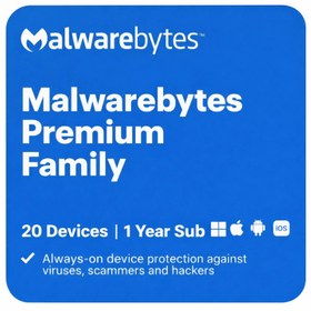 تصویر Malwarebytes Premium بیست دیوایس 