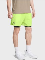 تصویر شلوارک دو در یک وانی‌ش برند under armour Vanish Woven 2-In-1 Shorts