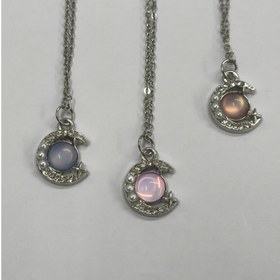 تصویر گردنبند طرح ماه 