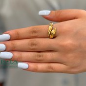 تصویر انگشتر طلا ماری - بولگاری 