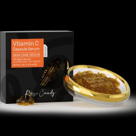 تصویر سرم کپسولی ویتامین C ROSE CANDY VITAMIN C CAPSULE SERUM
