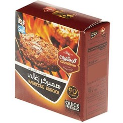 تصویر همبرگر زغالی ۹۰ درصد گوشتیران ۵۰۰ گرم 